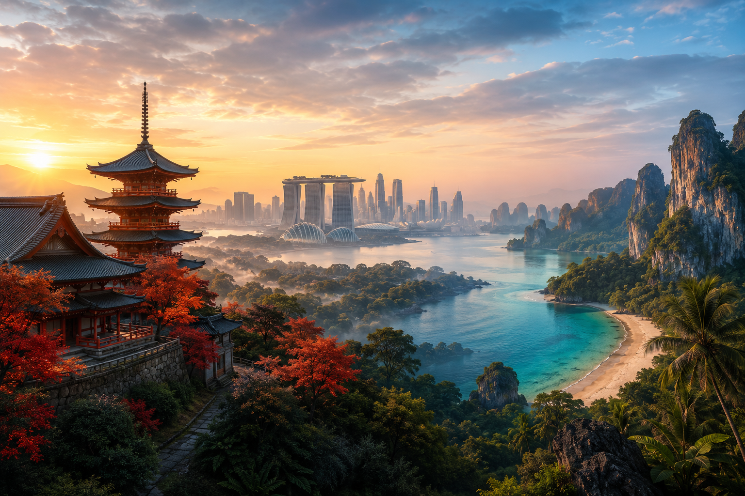 Luoghi iconici in Asia